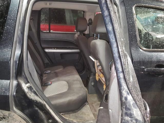 3GNBAAFW9BS621036 - 2011 CHEVROLET HHR LS BLACK photo 6