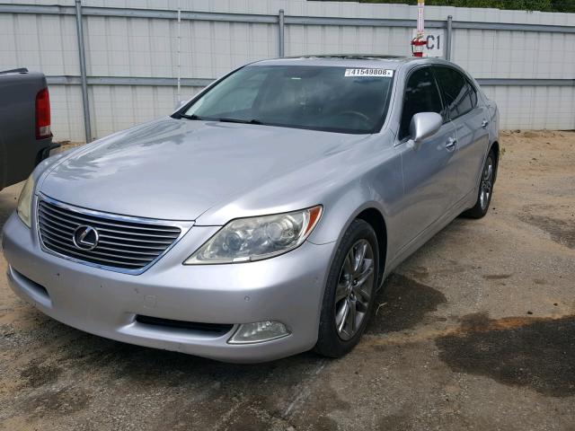 JTHGL46F175013716 - 2007 LEXUS LS 460L GRAY photo 2