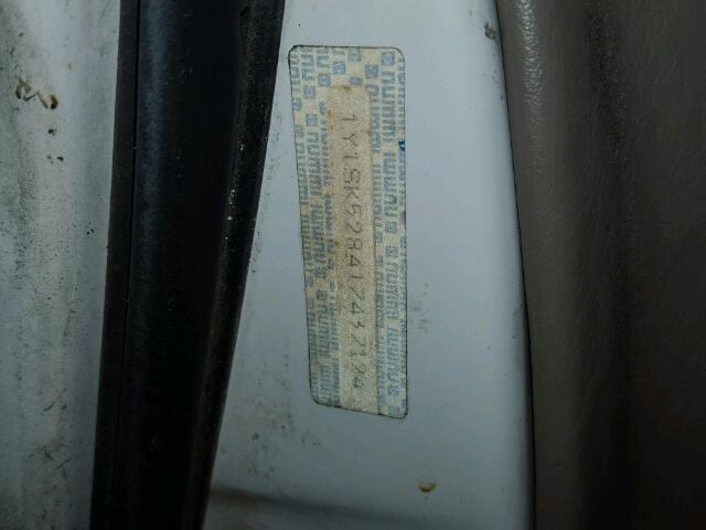 1Y1SK52841Z437124 - 2001 CHEVROLET GEO PRIZM 白色 照片 10