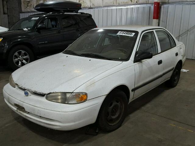 1Y1SK52841Z437124 - 2001 CHEVROLET GEO PRIZM 白色 照片 2