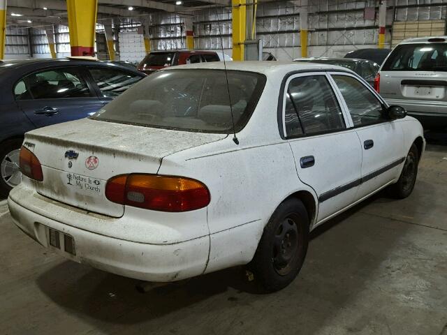 1Y1SK52841Z437124 - 2001 CHEVROLET GEO PRIZM 白色 照片 4