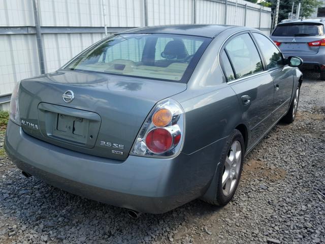 1N4BL11D84C167790 - 2004 NISSAN ALTIMA SE GREEN photo 4