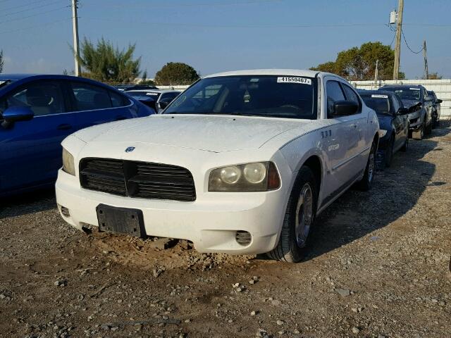 2B3KA43G26H511799 - 2006 DODGE CHARGER SE WHITE photo 2