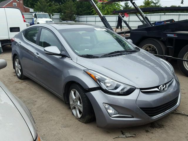 KMHDH4AE7GU490138 - 2016 HYUNDAI ELANTRA SE GRAY photo 1