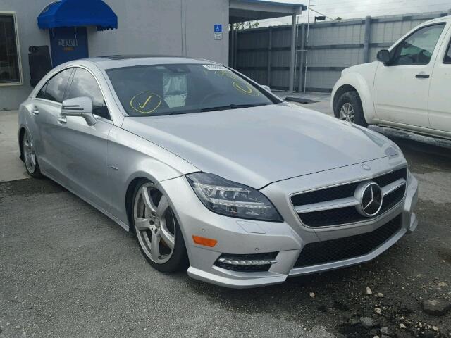 WDDLJ7DBXCA040945 - 2012 MERCEDES-BENZ CLS SILVER photo 1