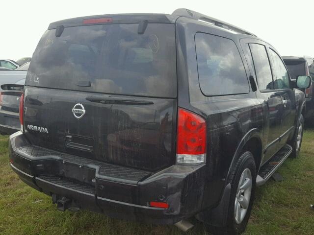 5N1AA0NCXCN611287 - 2012 NISSAN ARMADA BLACK photo 4