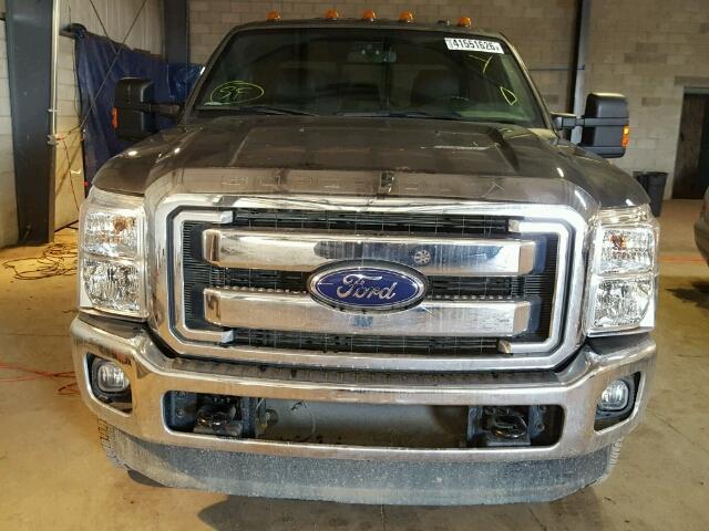 1FT7W2BT6FEB50304 - 2015 FORD F250 SUPER GRAY photo 10