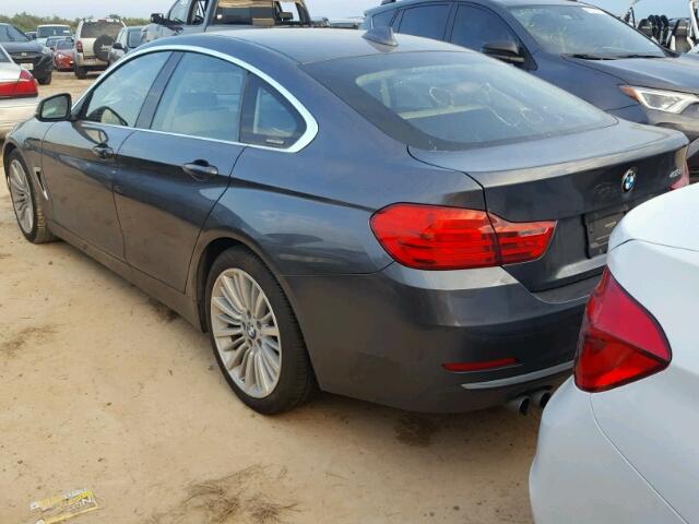 WBA4A5C56FGK15303 - 2015 BMW 428 I GRAY photo 3