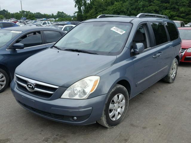 KNDMC233676043369 - 2007 HYUNDAI ENTOURAGE BLUE photo 2