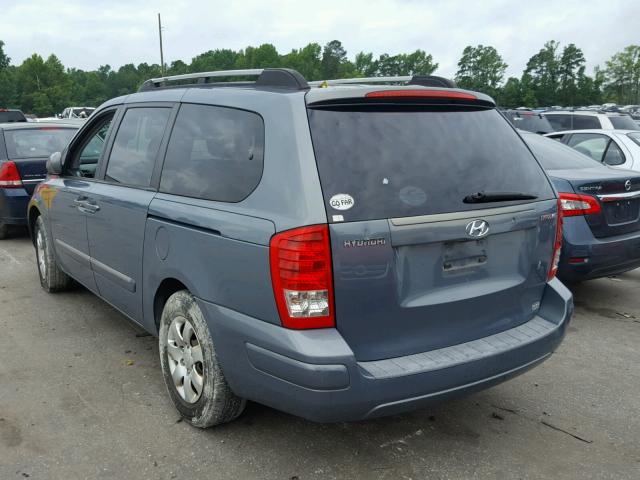 KNDMC233676043369 - 2007 HYUNDAI ENTOURAGE BLUE photo 3