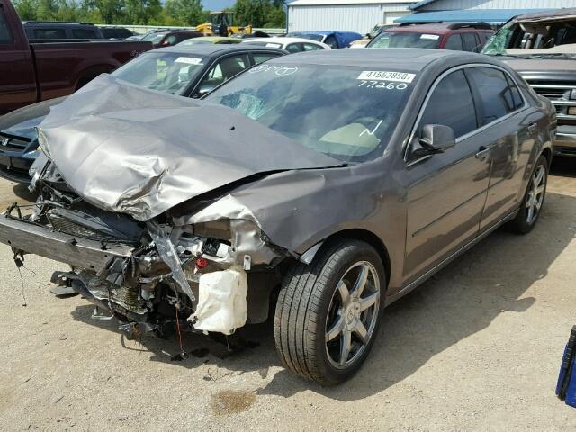 1G1ZC5E18BF398452 - 2011 CHEVROLET MALIBU 1LT CHARCOAL photo 2