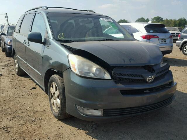 5TDZA22C05S262063 - 2005 TOYOTA SIENNA XLE GREEN photo 1