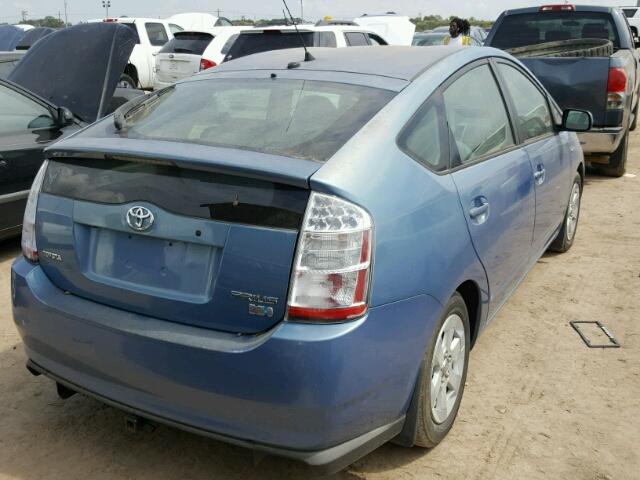 JTDKB20U367064762 - 2006 TOYOTA PRIUS BLUE photo 4