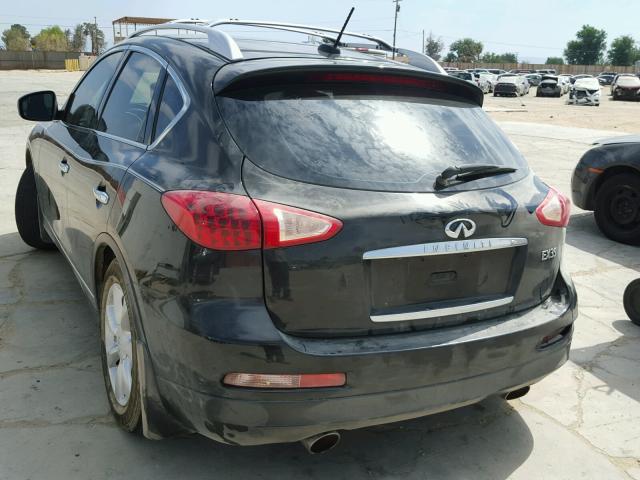 JNKAJ09E09M900353 - 2009 INFINITI EX35 BASE BLACK photo 3