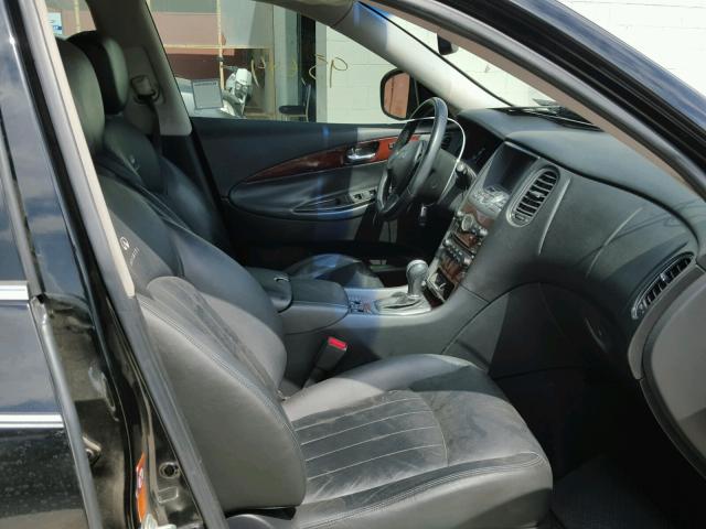 JNKAJ09E09M900353 - 2009 INFINITI EX35 BASE BLACK photo 5