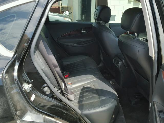 JNKAJ09E09M900353 - 2009 INFINITI EX35 BASE BLACK photo 6