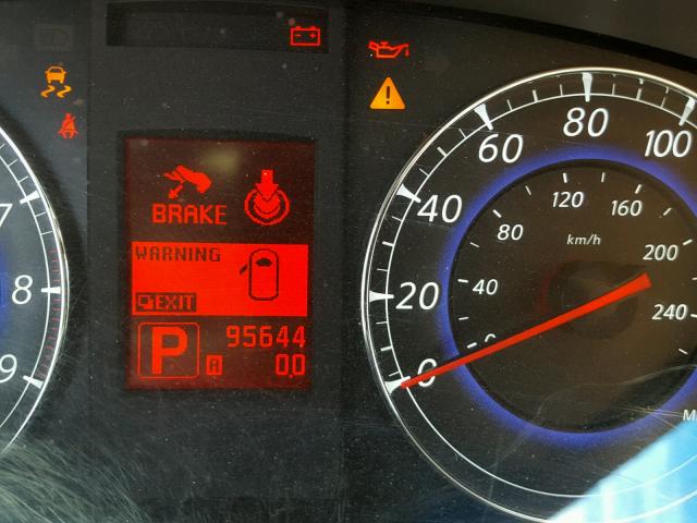 JNKAJ09E09M900353 - 2009 INFINITI EX35 BASE BLACK photo 8