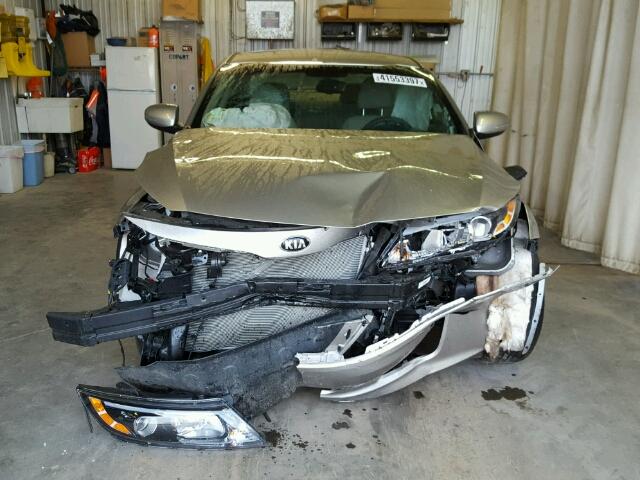 5XXGN4A74FG417292 - 2015 KIA OPTIMA EX SILVER photo 9