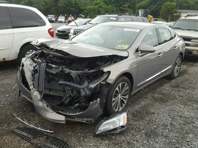 1G4ZP5SSXHU154181 - 2017 BUICK LACROSSE E GRAY photo 2