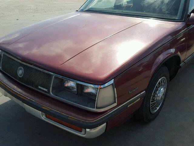 1G4CF69B8G1486639 - 1986 BUICK ELECTRA T- MAROON photo 10