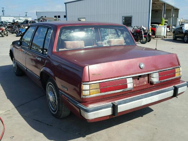 1G4CF69B8G1486639 - 1986 BUICK ELECTRA T- MAROON photo 3