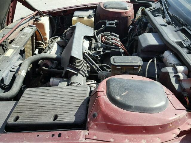 1G4CF69B8G1486639 - 1986 BUICK ELECTRA T- MAROON photo 7