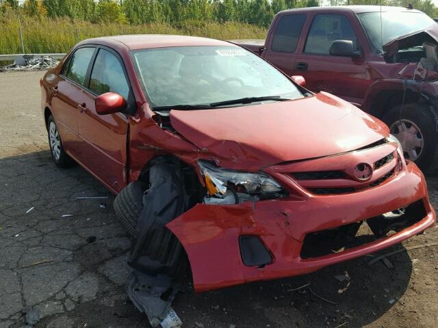 2T1BU4EE6CC791704 - 2012 TOYOTA COROLLA BA RED photo 1