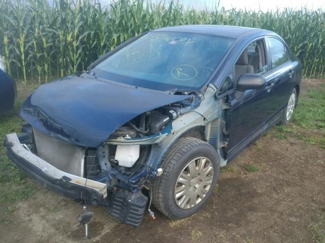 2HGFA1F34AH506220 - 2010 HONDA CIVIC VP BLUE photo 2