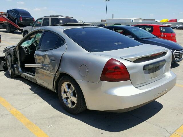 2G2WP552481132115 - 2008 PONTIAC GRAND PRIX ვერცხლისფერი ფოტო 3
