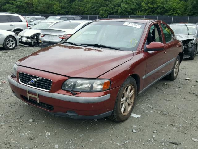 YV1RS61RX22166657 - 2002 VOLVO S60 Կարմիր լուսանկար 2