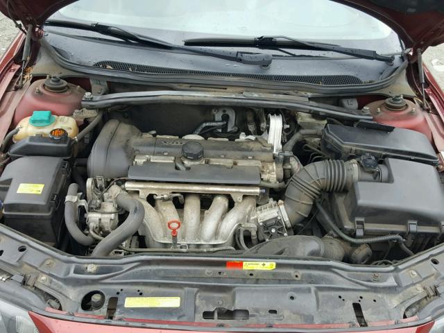 YV1RS61RX22166657 - 2002 VOLVO S60 Կարմիր լուսանկար 7