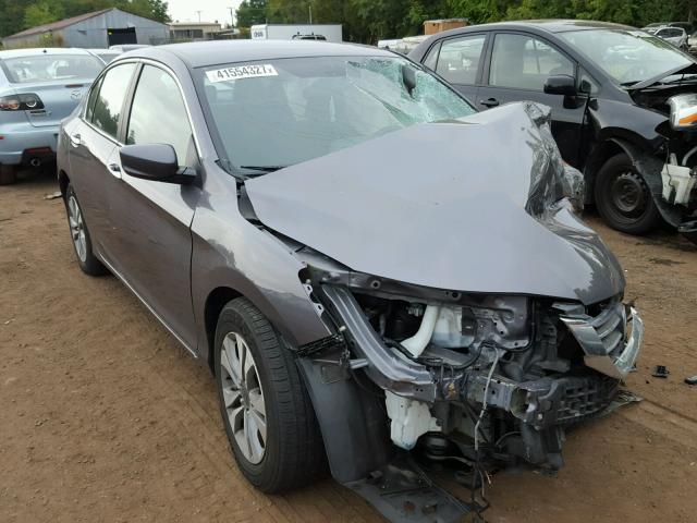 1HGCR2F34EA097318 - 2014 HONDA ACCORD GRAY photo 1