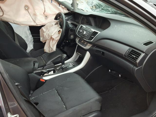 1HGCR2F34EA097318 - 2014 HONDA ACCORD GRAY photo 5