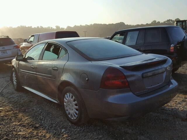 2G2WP522151200788 - 2005 PONTIAC GRAND PRIX GRAY photo 3