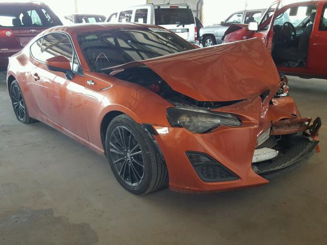 JF1ZNAA18D2709281 - 2013 TOYOTA SCION FR-S ORANGE photo 1