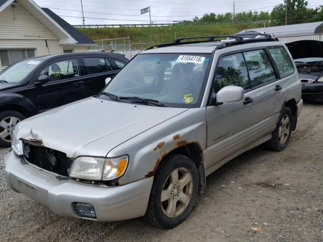 JF1SF65631H732834 - 2001 SUBARU FORESTER S SILVER photo 2