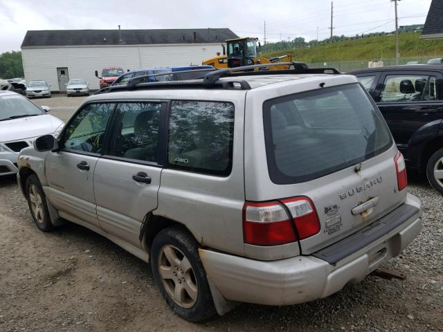 JF1SF65631H732834 - 2001 SUBARU FORESTER S SILVER photo 3