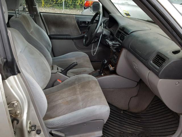 JF1SF65631H732834 - 2001 SUBARU FORESTER S SILVER photo 5