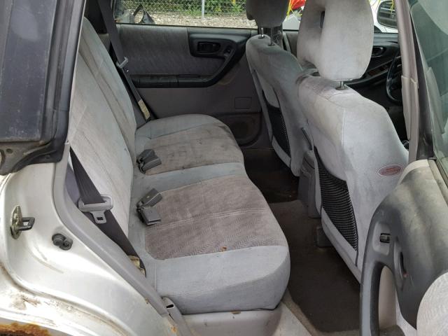 JF1SF65631H732834 - 2001 SUBARU FORESTER S SILVER photo 6