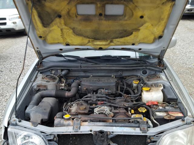 JF1SF65631H732834 - 2001 SUBARU FORESTER S SILVER photo 7