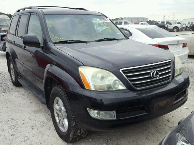 JTJBT20X030017178 - 2003 LEXUS GX 470 BLACK photo 1