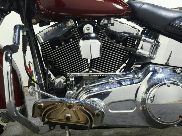 1HD1BW5158Y072407 - 2008 HARLEY-DAVIDSON FLSTC BURGUNDY photo 12