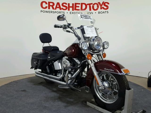 1HD1BW5158Y072407 - 2008 HARLEY-DAVIDSON FLSTC BURGUNDY photo 2