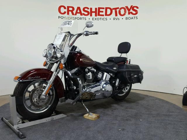 1HD1BW5158Y072407 - 2008 HARLEY-DAVIDSON FLSTC BURGUNDY photo 4