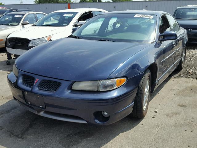 1G2WP52KXYF292593 - 2000 PONTIAC GRAND PRIX Синій фото 2