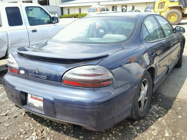1G2WP52KXYF292593 - 2000 PONTIAC GRAND PRIX Синій фото 4