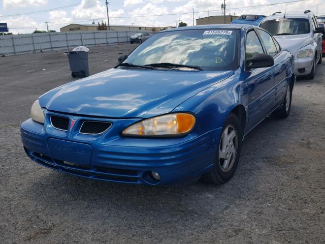 1G2NE52T9XM832701 - 1999 PONTIAC GRAND AM S BLUE photo 2