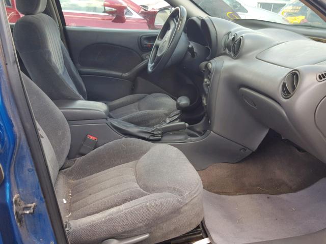 1G2NE52T9XM832701 - 1999 PONTIAC GRAND AM S BLUE photo 5