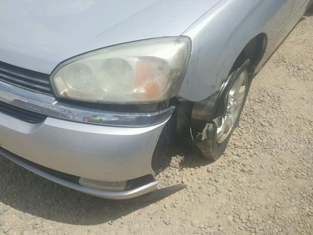 1G1ZU64845F159180 - 2005 CHEVROLET MALIBU MAX 银色 照片 9