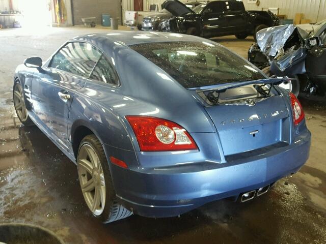 1C3AN69L06X069166 - 2006 CHRYSLER CROSSFIRE BLUE photo 3